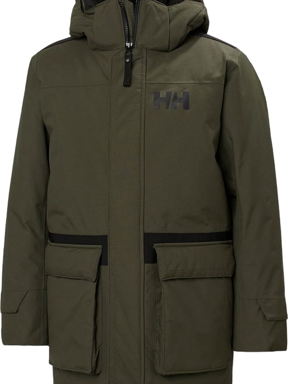 Helly Hansen Kids' Oliver Green Insulated Parka Jacket Youth 10